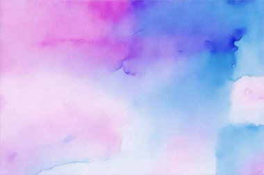 Soyut suluboya. Mor pembe deniz mavisi arka plan, mermer desen