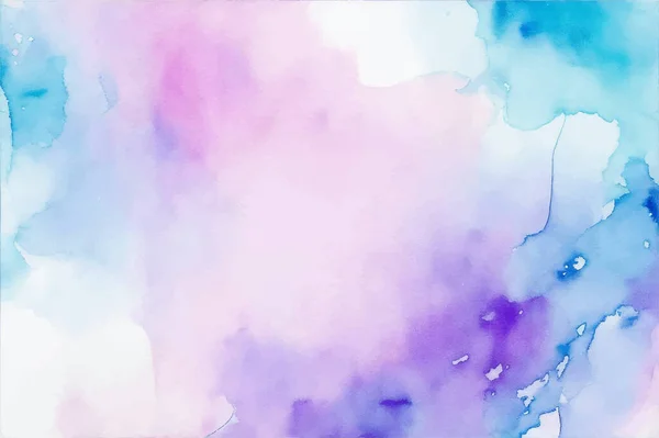 Абстрактный Акварель Фиолетовый Розовый Голубой Бирюзовый Фон Мраморный Узор — стоковый вектор