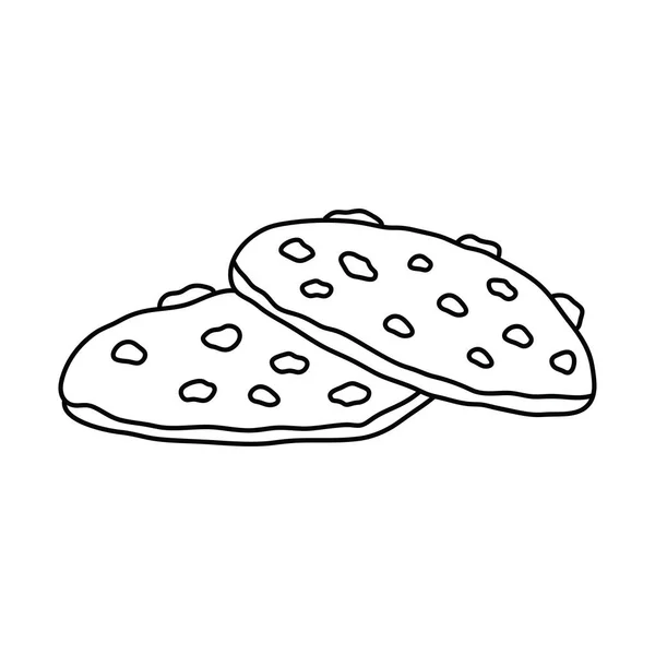 Dibujo Dibujado Mano Para Niños Dibujos Animados Vector Ilustración Cookies — Archivo Imágenes Vectoriales