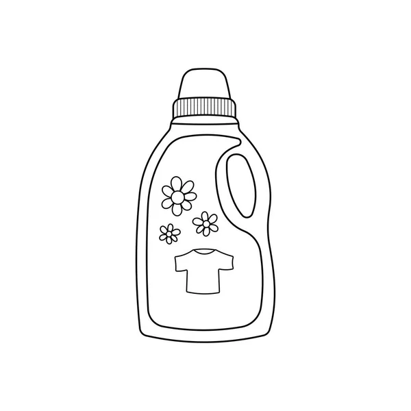 Ręcznie Rysowane Kreskówki Wektor Ilustracji Ikona Detergent Stylu Doodle — Wektor stockowy
