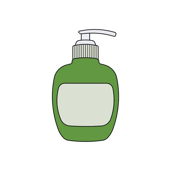 卡通矢量画中的液体肥皂图标涂鸦风格 — 图库矢量图片