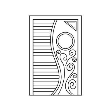 El çizimi Çocuklar Vektör çizimi Beyaz Arkaplan üzerine oyulmuş çiçek deseni