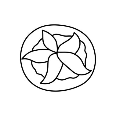 El çizimi Çocuklar Beyaz Arkaplanda izole edilmiş Çizgi Film Vektörü illüstrasyon ekmek simgesi çiziyor