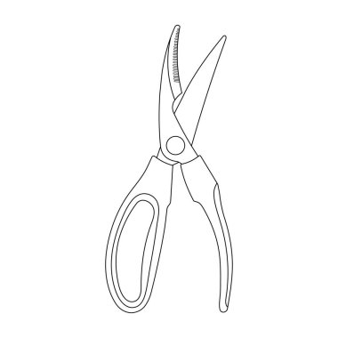 El çizimi Çocuklar Çizgi film Vektör illüstrasyon kümes hayvanları karalama stilinde izole edilmiş