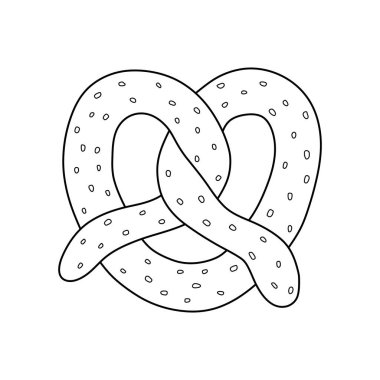 Beyaz Arkaplanda izole edilmiş elle çizilmiş simge çizgi film vektörü illüstrasyonu