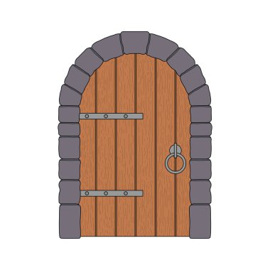 Çocuklar izole edilmiş ortaçağ çizgi filmi çiziyorlar.