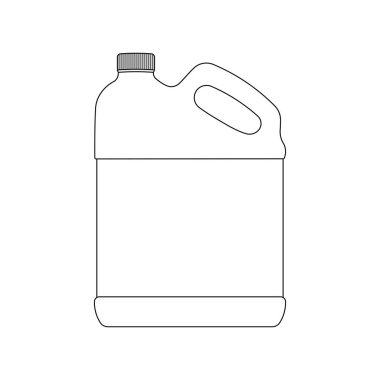 El çizimi çocuklar vektör illüstrasyon kabı karikatürü izole