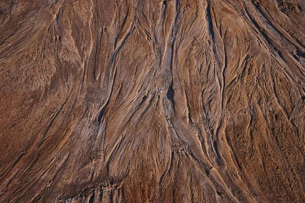 Текстура Высохшего Берега Озера — стоковое фото