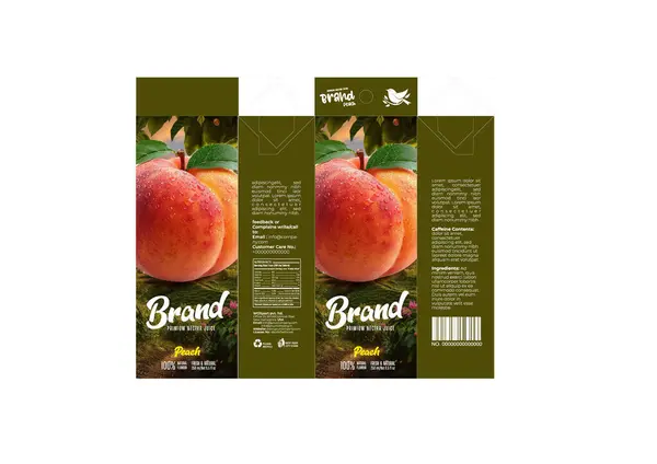 stock image This Juice Packet Packaging Label Design Template is fully editable and customizable in EPS format. 