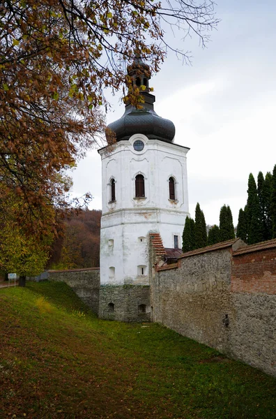 Das Aktive Krehiv Kloster Des Nikolaus Dorf Krehiv Gebiet Lviv — Stockfoto
