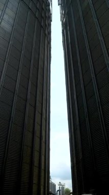 Tahıl deposu için yüksek sanayi siloları