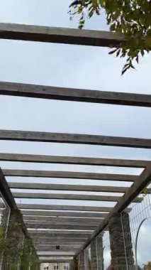 Park manzarası boyunca gökyüzü manzarası