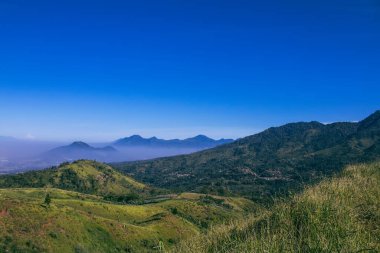 Dağların güzel manzarası