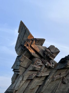 Kaunas dokuzuncu sanat abidesi Litvanya Müzesi Yahudileri. Yüksek kalite fotoğraf