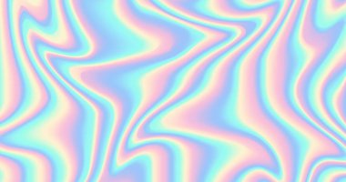 holografik doku, gökkuşağı folyo arka plan, hologram parlaklık efekti, soyut dalgalar, yanardöner renk, inci rengi, parlak metal yüzey, vektör çizimi