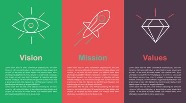 Yaşam Amaçlı Görev, Görüş, Değerler sunum Powerpoint slaytı 01 içeriyor