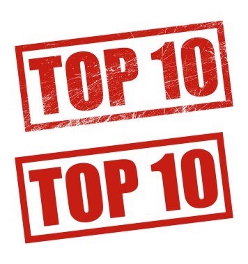 En iyi 10 pul, vektör tasarımı