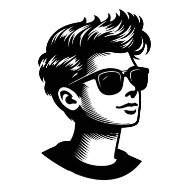 Güneş gözlüğü tasarımı olan çocuk