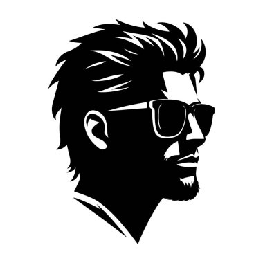 Güneş gözlüğü tasarımı olan bir adam.