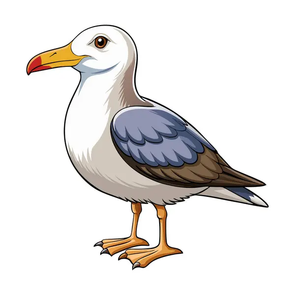 Martı maskotu vektör tasarımı