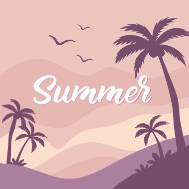 Yaz poster tasarımı