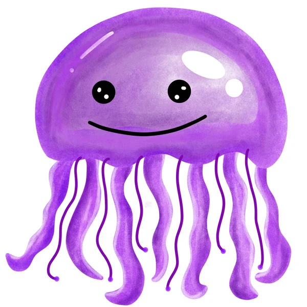 Cute Jellyfish Live Sea — Stock Photo, Image