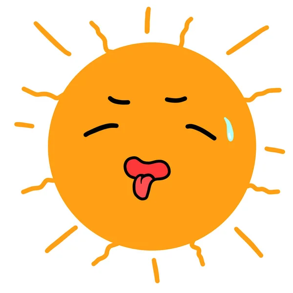 Sun Makes Heat Sweltering — Stock Photo, Image