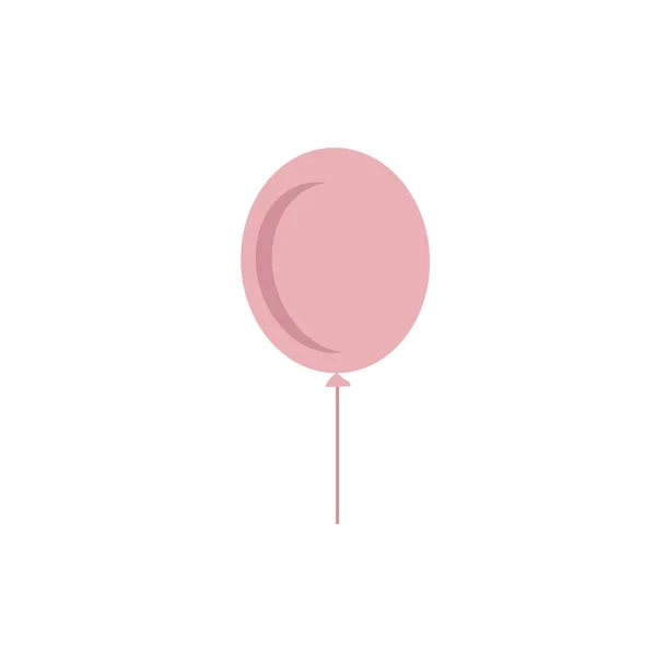 气球图标模板颜色可编辑 在白色背景上孤立的气球符号向量符号 — 图库矢量图片