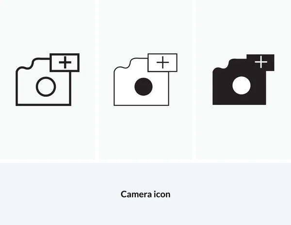 Photo Camera Vector Icon — Stock Vector