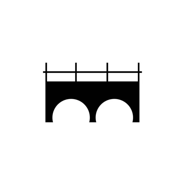 Ícone Ponte Vetor Botão Logotipo Símbolo Conceito —  Vetores de Stock