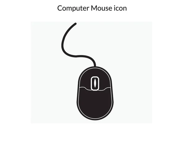 Modelo Ilustração Vetor Ícone Mouse —  Vetores de Stock