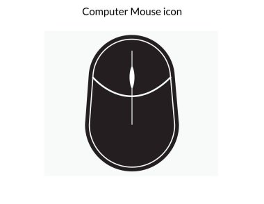 Bilgisayar faresi logo vektör şablonu