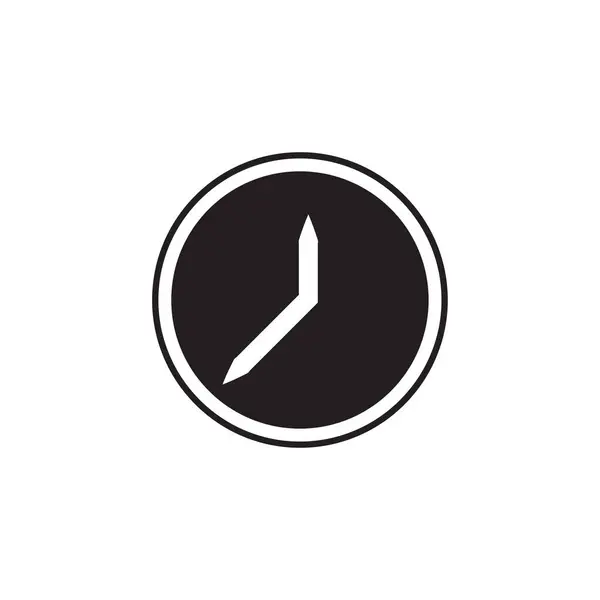 Часовая Икона Трехмерном Плоском Стиле Изолированная Сером Фоне Символ Времени — стоковый вектор