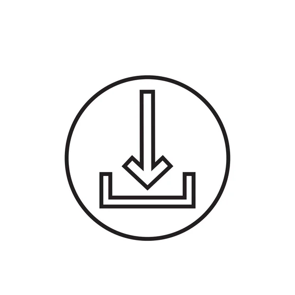 Télécharger Icône Plate Illustration Vectorielle Sur Fond Gris — Image vectorielle