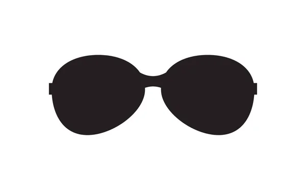 Görüş Ikonu Için Gözlük Beyaz Arkaplanda Izole — Stok Vektör
