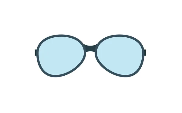 眼镜的视觉图标 在白色背景下隔离 — 图库矢量图片