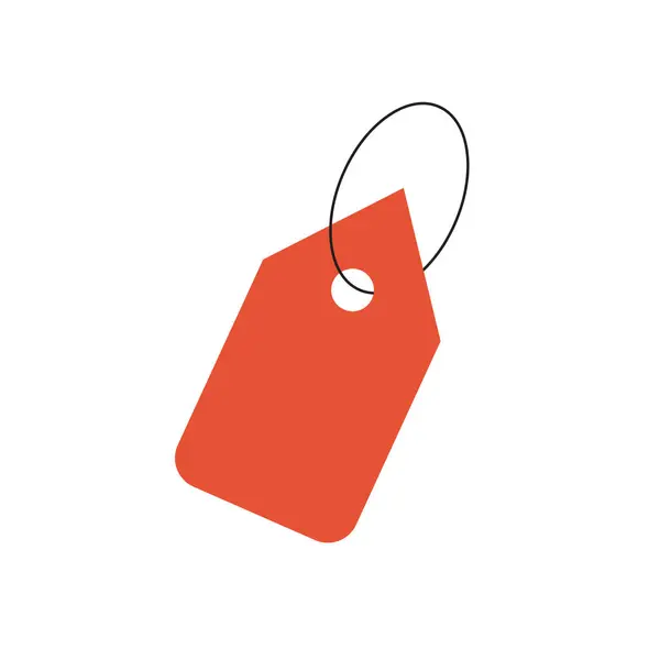 Price Tag Icon Vector Illustration Logo Template Many Purpose Isolated —  Vetores de Stock