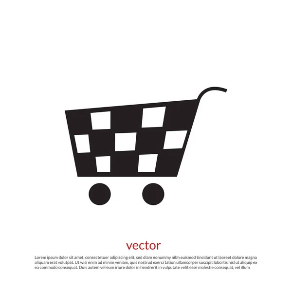 Shopping Chart Bestes Flaches Symbol — Stockvektor