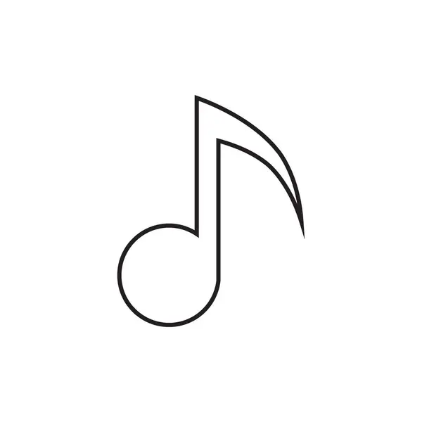Icône Vectorielle Musique Rose Vectoriel — Image vectorielle