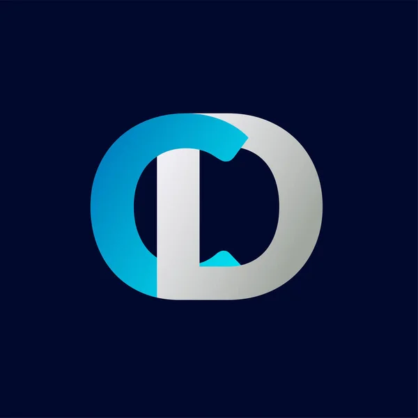 Letter Kleurrijk Logo Cirkel Vector Design Template Elementen Voor Toepassing — Stockvector