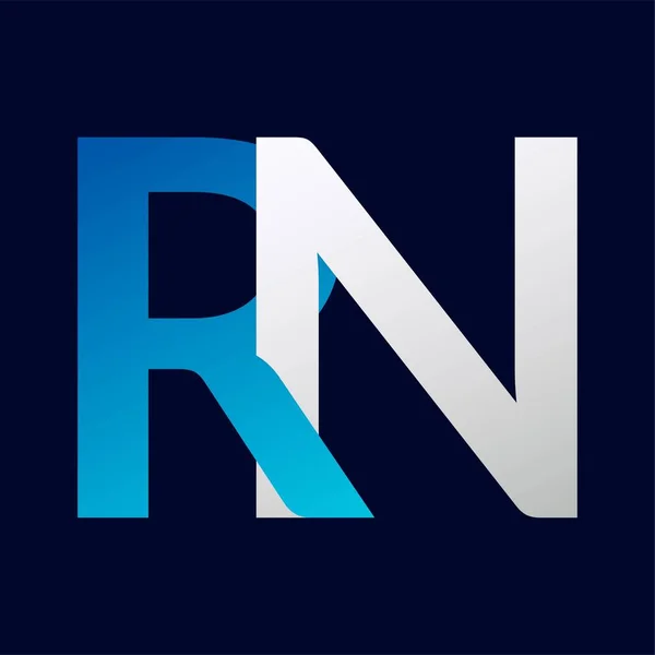 Rn字母标志模板图解设计 — 图库矢量图片
