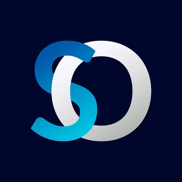 Unieke Letter Logo Pictogram Vector Template — Stockvector