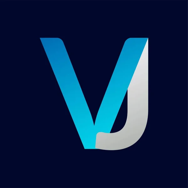 Letter Colorful Logo Circle Vector Logo Illustration — Stock Vector