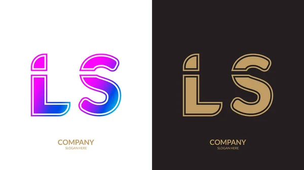 Letra Logotipo Colorido Círculo Elementos Modelo Design Vetorial Para Sua — Vetor de Stock