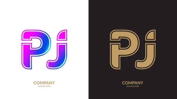 Carta Logo Template Ilustração Design — Vetor de Stock