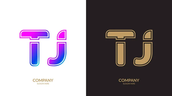 Carta Logotipo Ícone Design Elementos Modelo — Vetor de Stock
