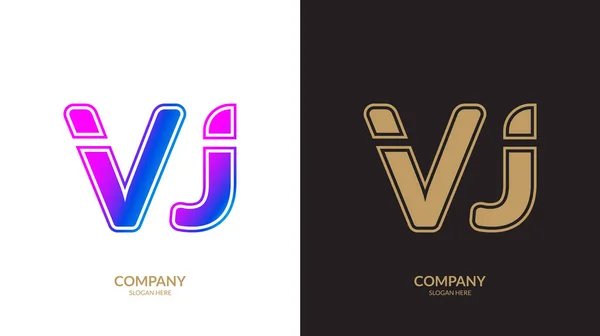 Logotipo Vetor Para Modelo Design Letra — Vetor de Stock