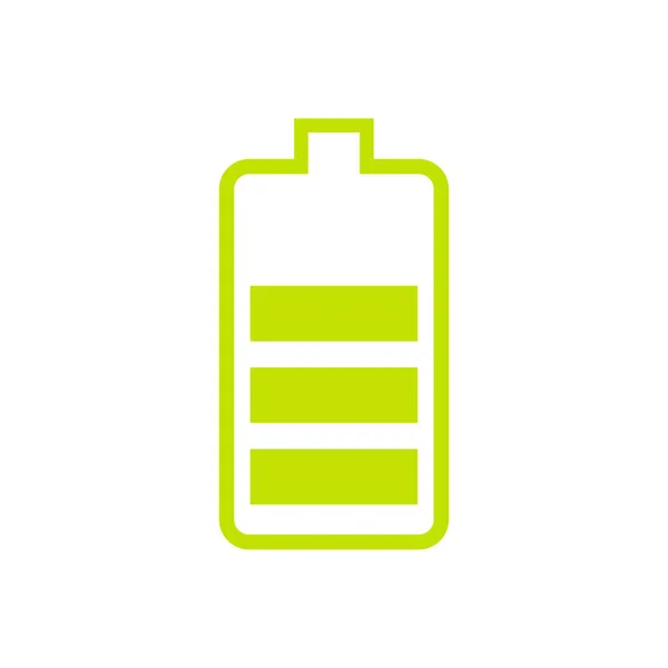 Flache Batterie Symbol Symbol Vektor Illustration — Stockvektor