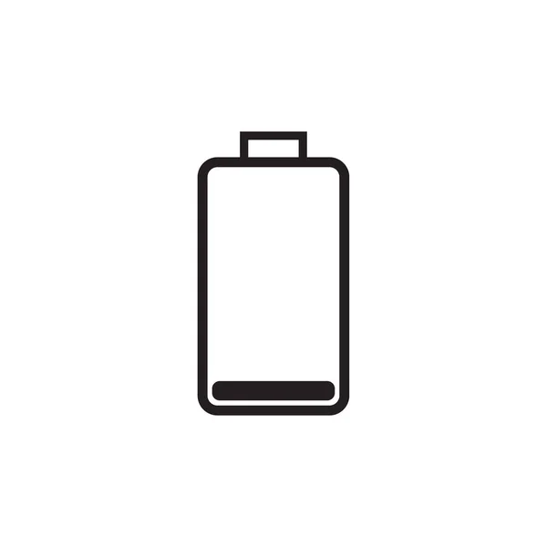 Ikona Baterii Modnej Płaskiej Konstrukcji — Wektor stockowy