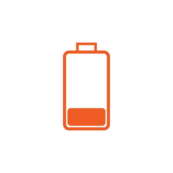 Icône Batterie Dans Design Plat Mode — Image vectorielle
